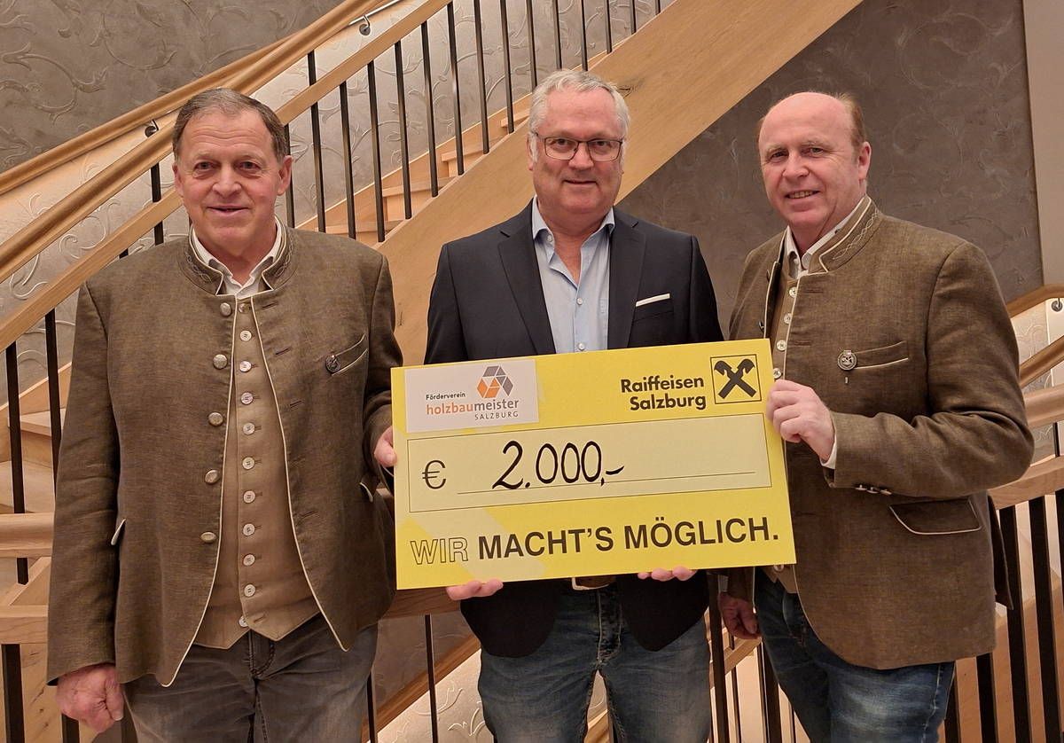 KommR Friedrich Egger, Landesinnungsmeister, Mag. Josef Santner, Erich Wolf, Landesinnungsmeister Stv.